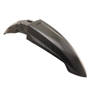 GARDE BOUE 50 A BOITE AV ADAPTABLE DERBI SENDA DRD X-TREME X-RACE 1994>2010 NOIR BRILLANT - code 301SA0P914