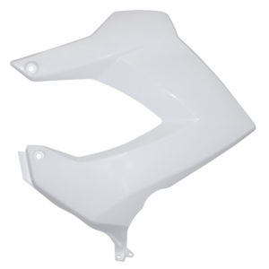 CARENAGE LATERAL RESERVOIR 50 A BOITE POUR DERBI SENDA 1994>2010 BLANC BRILLANT GAUCHE - code 402SA0P814