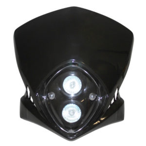 FORK HEADLAMP GEARBIKE DUKE HALOGEN 2X20W BLACK - code 7529900914