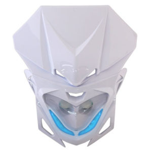 FORK HEADLAMP GEARBIKE RR8 WHITE WITH LEDS BLUE - code 75B99U0814