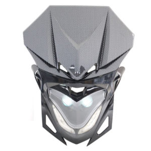 FORK HEADLAMP GEARBIKE RR8 CARBON WITH LEDS WHITE - code 75B99WK14_carbon