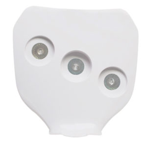 FORK NUMBER PLATE GEARBIKE WITH HALOGEN 3x20W WHITE - code 75C9900814