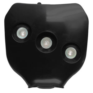 FORK NUMBER PLATE GEARBIKE WITH HALOGEN 3x20W BLACK - code 75C9900914