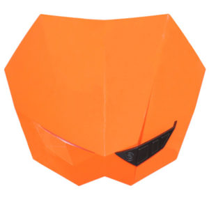 FORK HEADLAMP GEARBIKE RIVALE WITHOUT LIGHTING (WITH BRACKETS) ORANGE KTM - code 8CY990P21C4