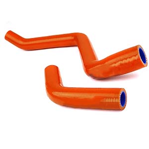 COOLING HOSE FOR DERBI SENDA 2006> EURO3 ORANGE (PAIR) - code D8TSL0L214