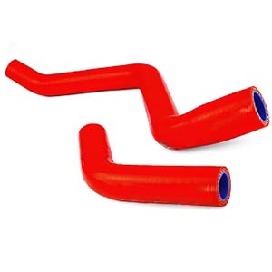 COOLING HOSE FOR DERBI SENDA 2006> EURO3 ROUGE (PAIR) - code D8TSL0LROUGE