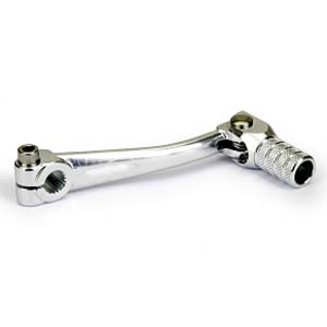 GEAR LEVER FOR MINARELLI 50 AM6 ALU EH1 SILVER FOLDING - code EH1A10AS34