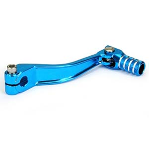 GEAR LEVER FOR DERBI SENDA ALU EH1 BLUE ANODIZED FOLDING - code EH1S10A534