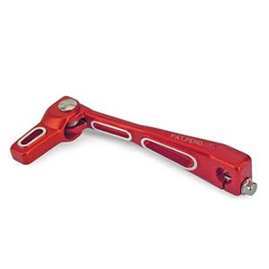 GEAR LEVER FOR MINARELLI 50 AM6 ALU LIGHTY RED ANODIZED FOLDING - code EJ3A10A134