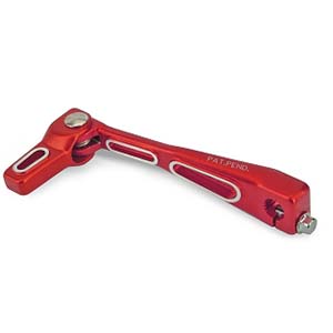 SELECTEUR DE VITESSE 50 A BOITE POUR DERBI SENDA ALU LIGHTY ROUGE ANODISE PLIABLE - code EJ3S10A134