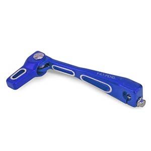 GEAR LEVER FOR DERBI SENDA ALU LIGHTY BLUE ANODIZED FOLDING - code EJ3S10A534