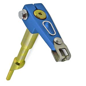 BIELLETTE EMBRAYAGE 50 A BOITE POUR MINARELLI 50 AM6 BLEU ANODISE - code EP2A10A534